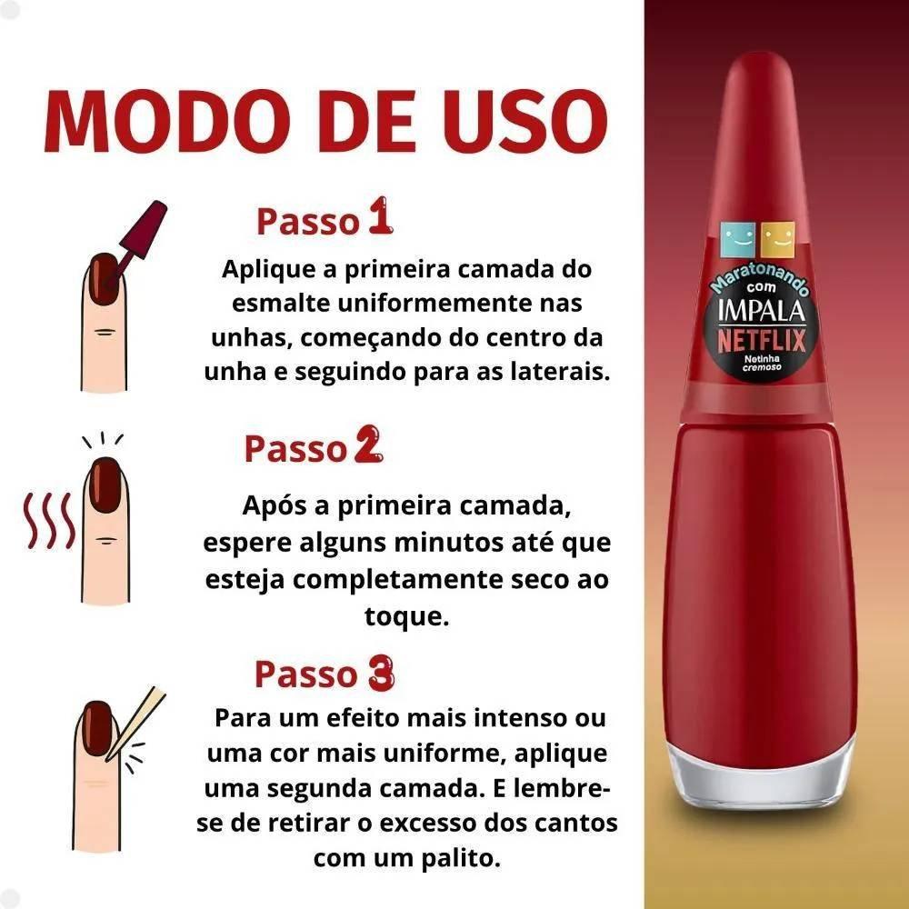 Esmalte Impala Netflix Netinha 7,5ml - 4