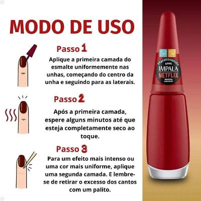 Esmalte Impala Netflix Netinha 7,5ml