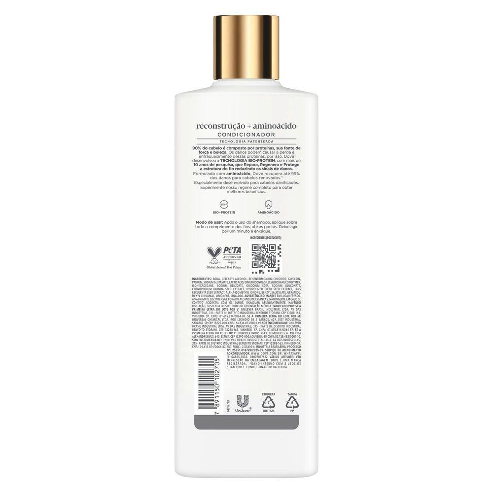 Condicionador Dove Reconstrução Expert Em Danos 370ml - 3