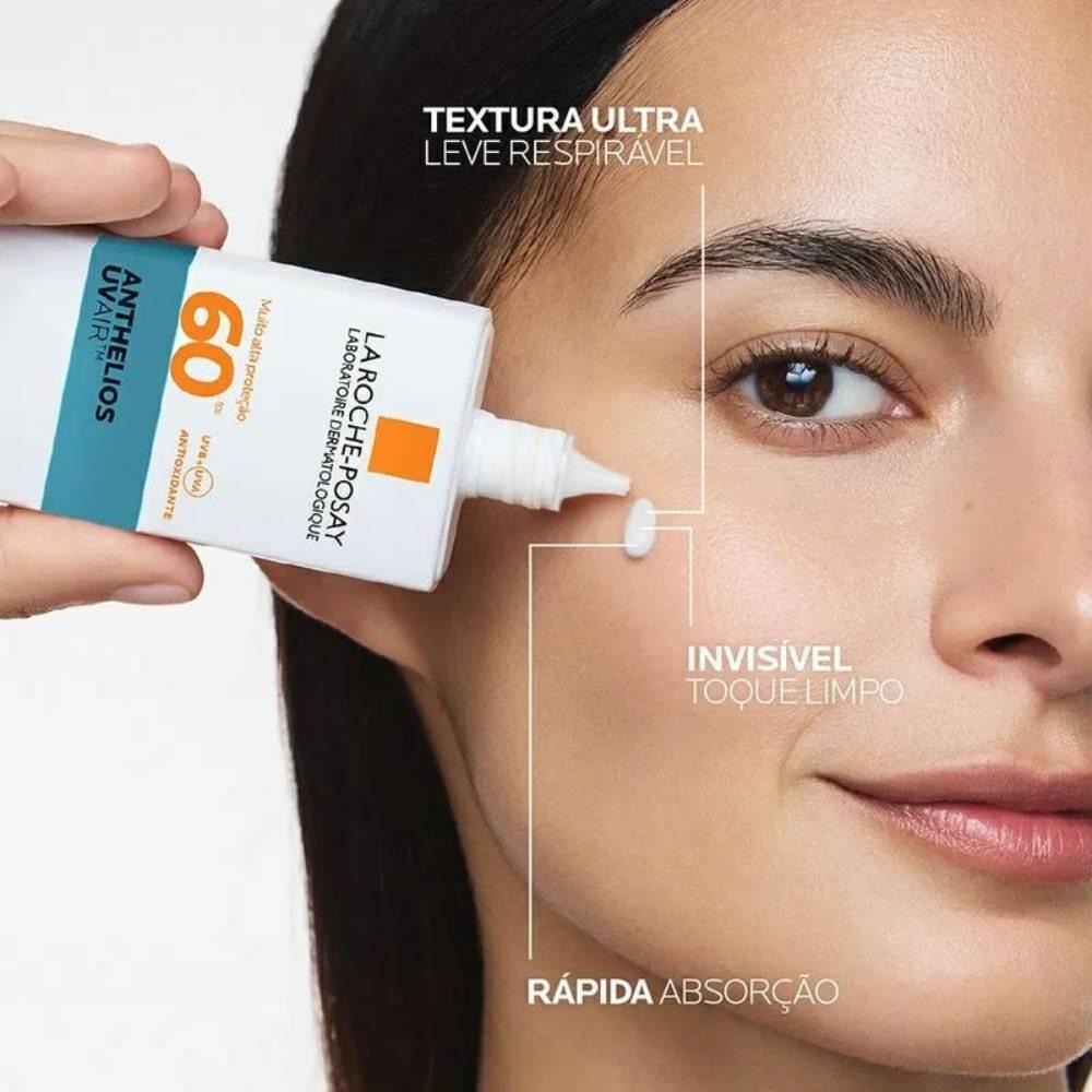Protetor Solar Facial La Roche-posay Anthelios Uvair Sem Cor Fps60 45ml - 3