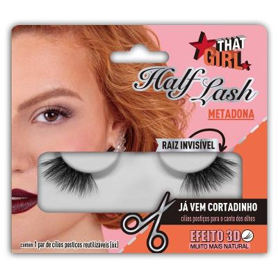 Cílios Postiços That Girl Half Lash Metadona 1 Unidade