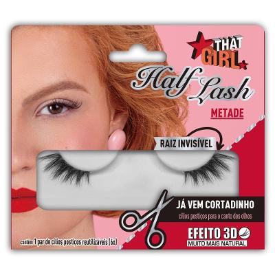 Cílios Postiços That Girl Half Lash Metade 1 Unidade