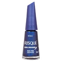 Esmalte Azul Risqué & Chilli Beans Asas Para Liberdade Metálico 8ml - 1