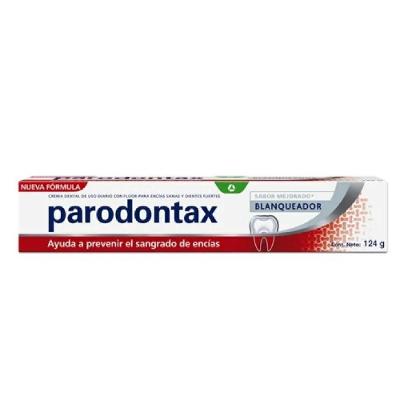 Creme Dental Pradontax Whitening Branqueador E Prevenção Do Sangramento Das Gengivas Com Flúor 124g