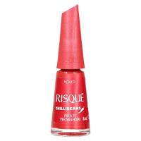 Esmalte Vermelho Risqué & Chilli Beans Para Te Vermelhor Metálico 8ml - 1