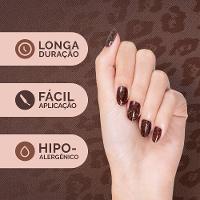 Esmalte Marrom Risqué & Chilli Beans A Onça Que Habita Em Mim Efeito 8ml - 3