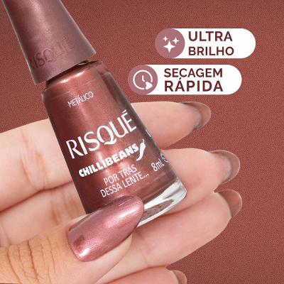 Esmalte Risqué & Chilli Beans Por Trás Dessa Lente 8ml