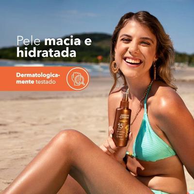Protetor Solar Corporal Cenoura E Bronze Óleo Spray Fps15 110ml