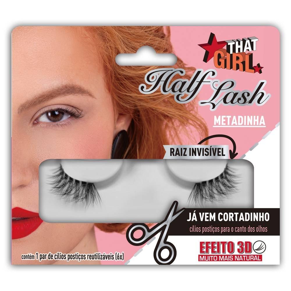 Cílios Postiços That Girl Half Lash Metadinha 1 Unidade - 1