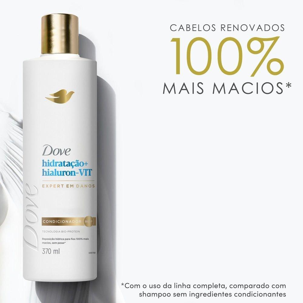 Condicionador Dove Hidratação + Hialuron-vit Expert Em Danos 370ml - 4