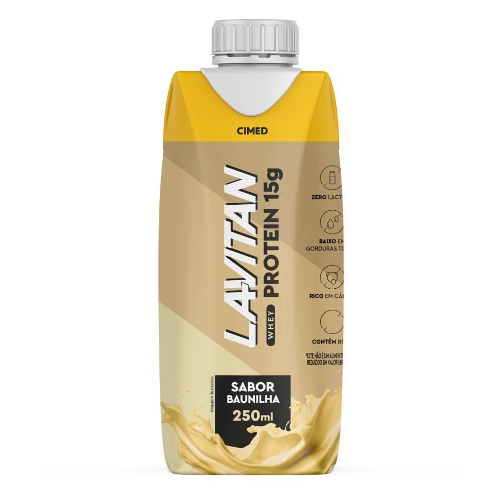 Bebida Láctea Lavitan Whey Protein 15g De Proteínas Baunilha 250ml - 1