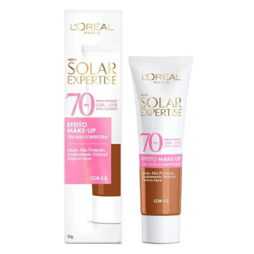 Protetor Solar Facial Loréal Solar Expertise Make-up 5.0 Fps70 30g - 1