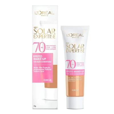 Protetor Solar Facial Loréal Solar Expertise Make-up 2.0 Fps70 30g