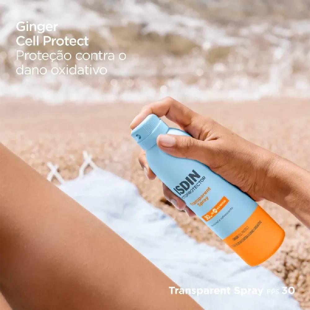 Kit Isdin Protetor Solar Facial Fusion Water Fps60 30ml + Transparent Spray Fps30 250ml - 4