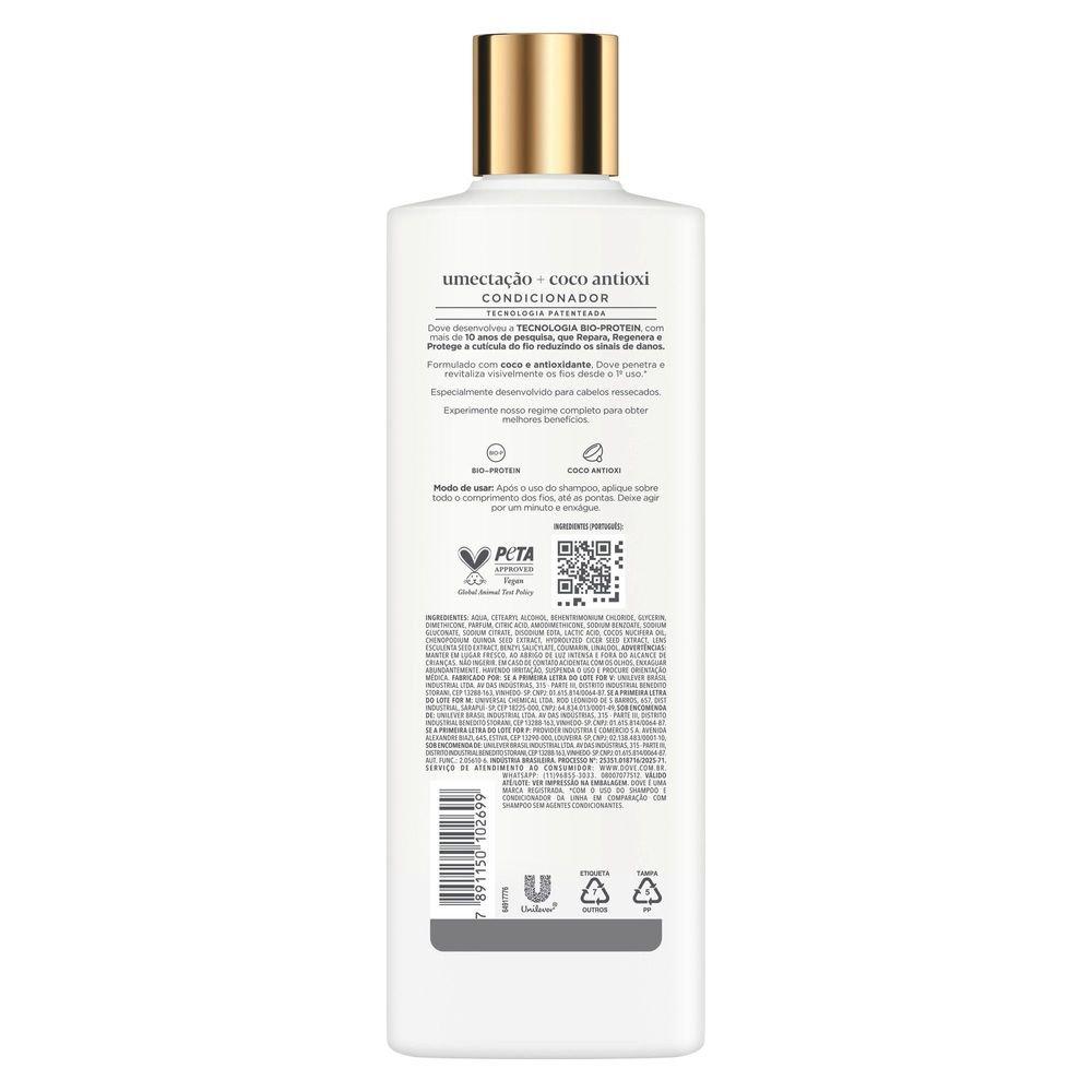 Condicionador Dove Umectação + Coco Antioxi Expert Em Danos 370ml - 3