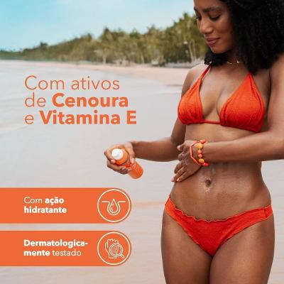 Kit Cenoura E Bronze Protetor Solar Corporal Aerosol Fps30 2 Unidades 200ml Cada