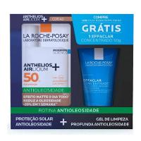Kit La Roche Posay Protetor Solar Facial Airlicium Fluido Fps50 4.0 40g+gel De Limpeza Effaclar 50g - 1