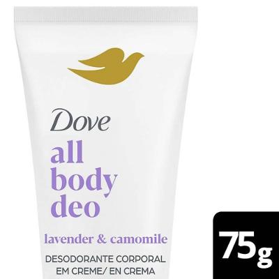 Desodorante Corporal Em Creme Dove All Over Body Lavanda & Camomila 75g