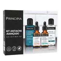 Kit Principia Antiacne Gel Limpeza Gl-01 + Sérum Niacinamida 10% + Sérum Mix-01 + Tônico Al-7 - 3