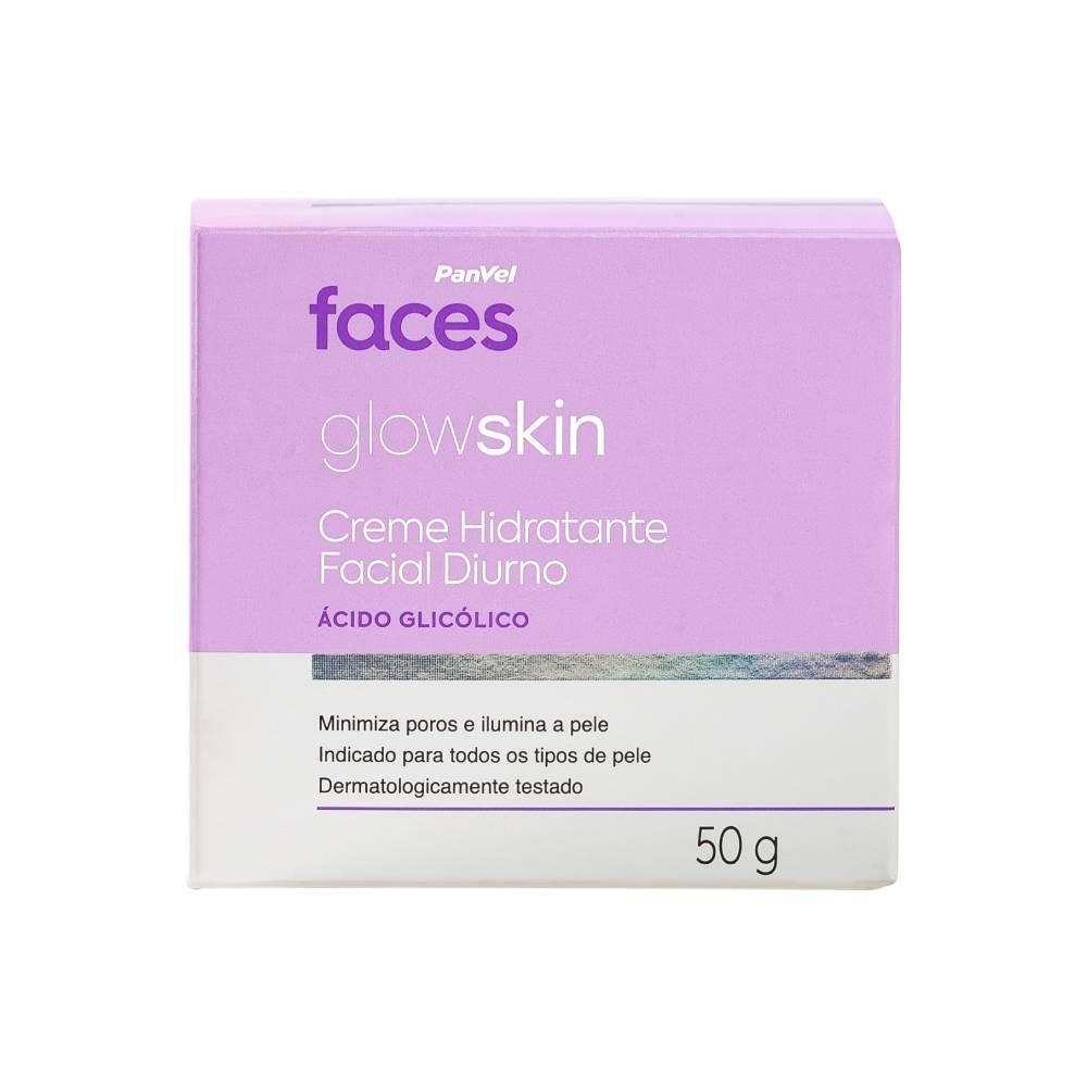 Creme Hidratante Facial Diurno Glicólico Panvel Faces Glow Skin 50g - 4