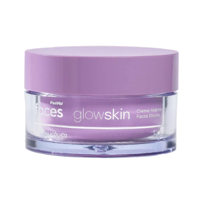 Creme Hidratante Facial Diurno Glicólico Panvel Faces Glow Skin 50g
