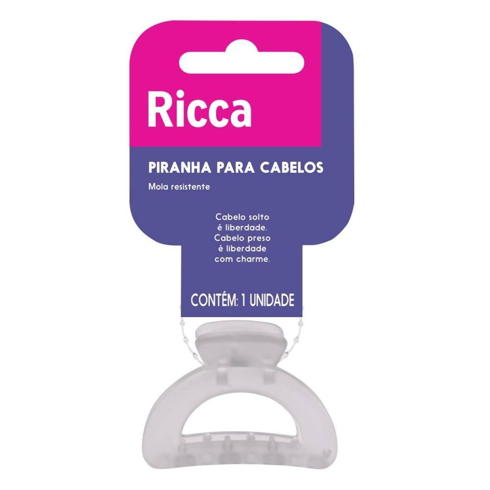 Piranha Para Cabelos Ricca Jelly Pequena Winter 1 Unidade - 1
