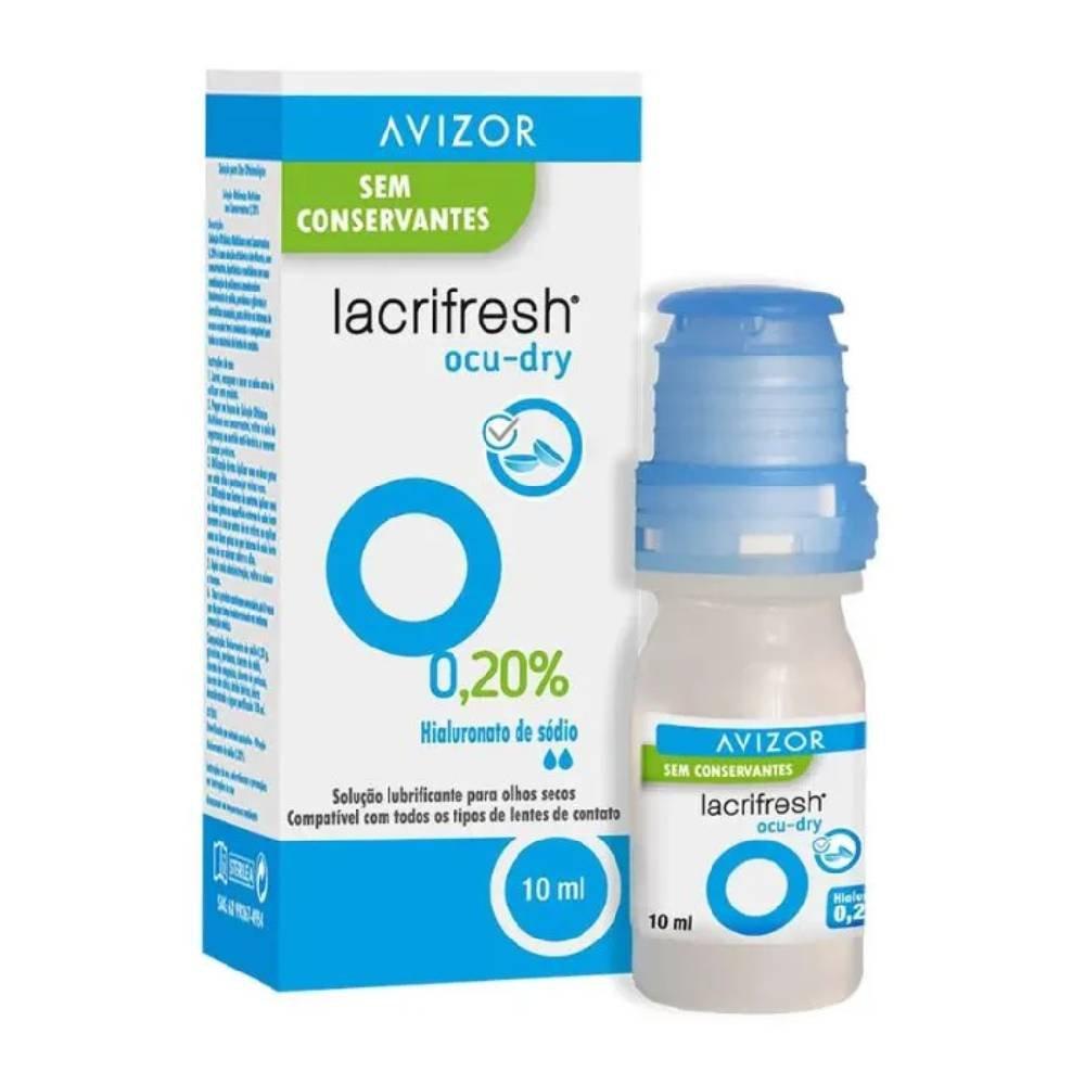 Colírio Lacrifresh Ocudry 0,2% Avizor 10ml - 1
