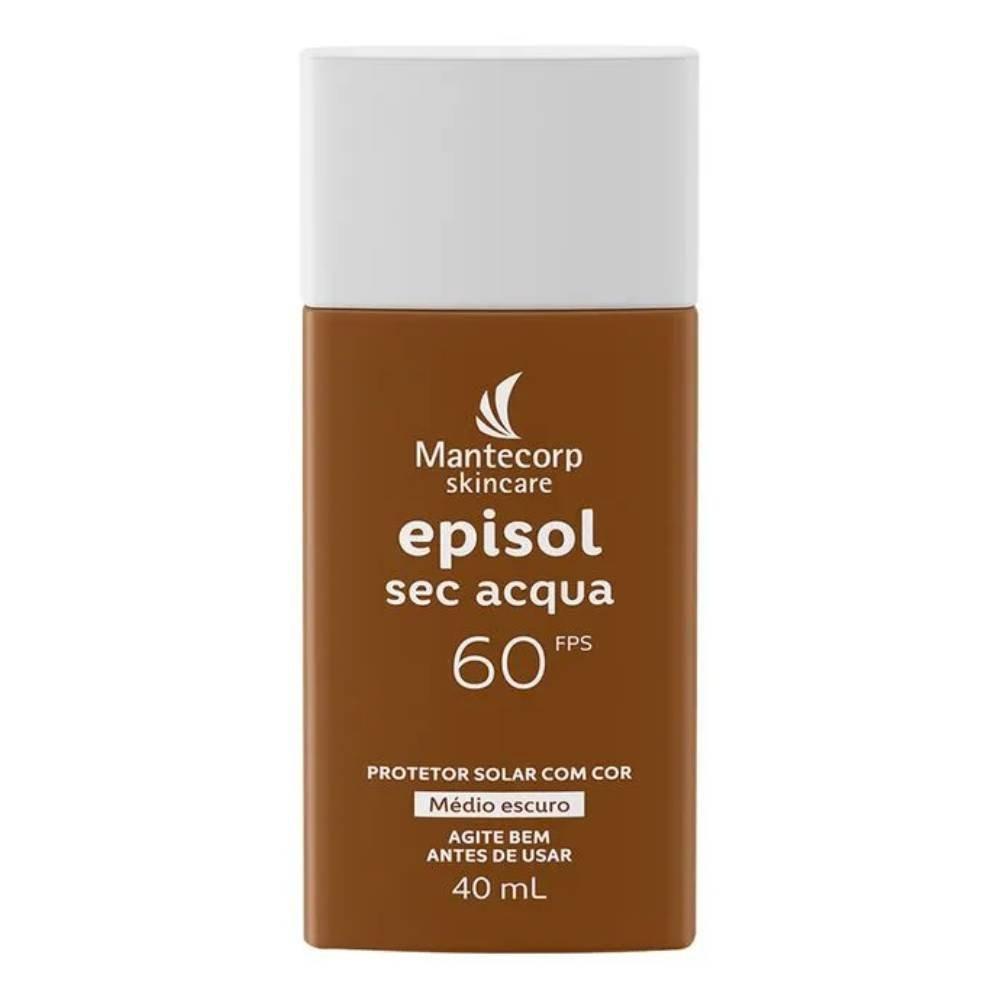 Protetor Solar Facial Episol Sec Acqua Fps 60 Médio Escuro 40ml - 2