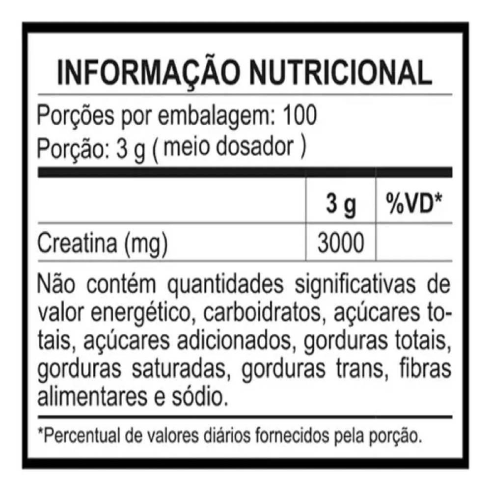 Creatina Catarinense Nutrição 300g - 2