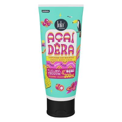 Sabonete Líquido Corporal Mousse De Banho Lola Cosmetics Açaídêra 200ml