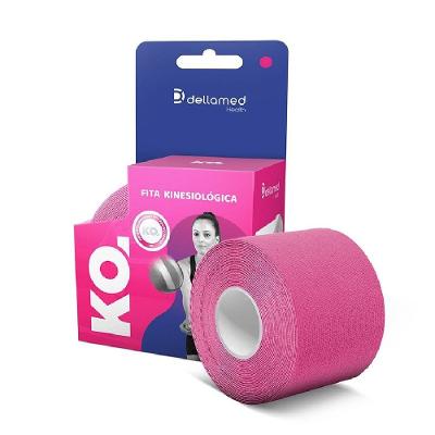 Fita Kinesiológica Rosa Dellamed 5 Metros