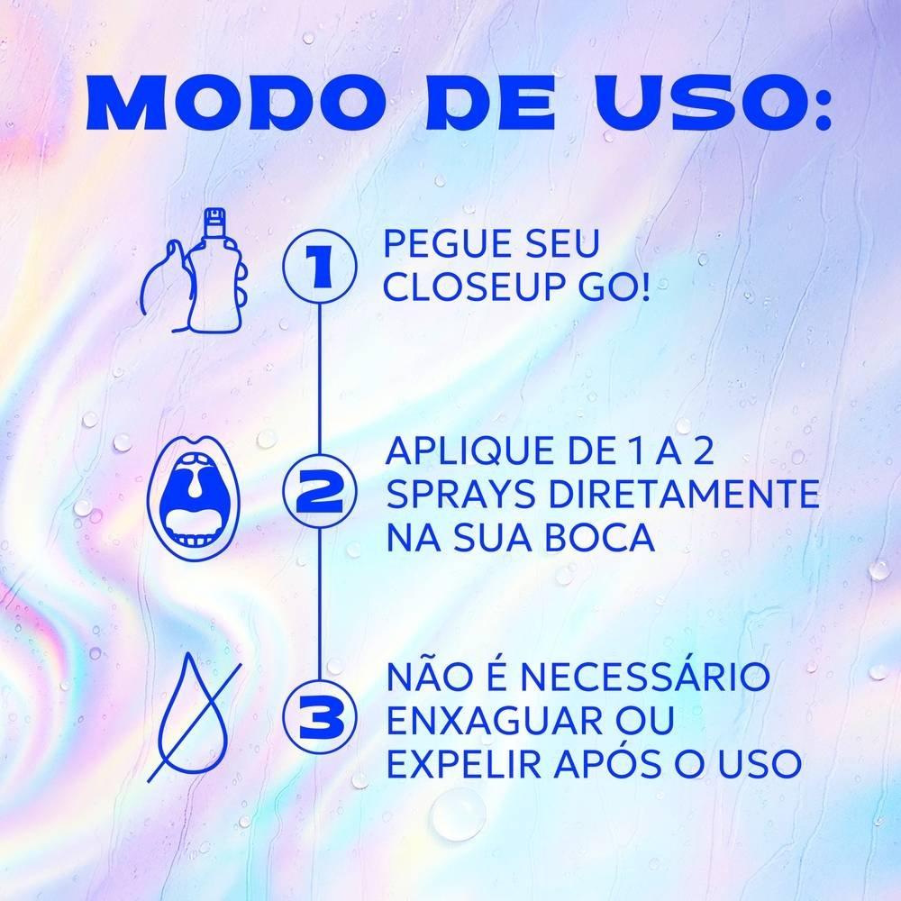 Enxaguatório Bucal Em Spray Ice Closeup Go! 35ml - 5