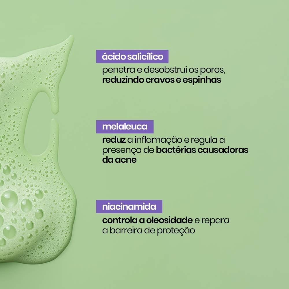Limpador Facial Sallve Antiacne Refil 240ml - 3