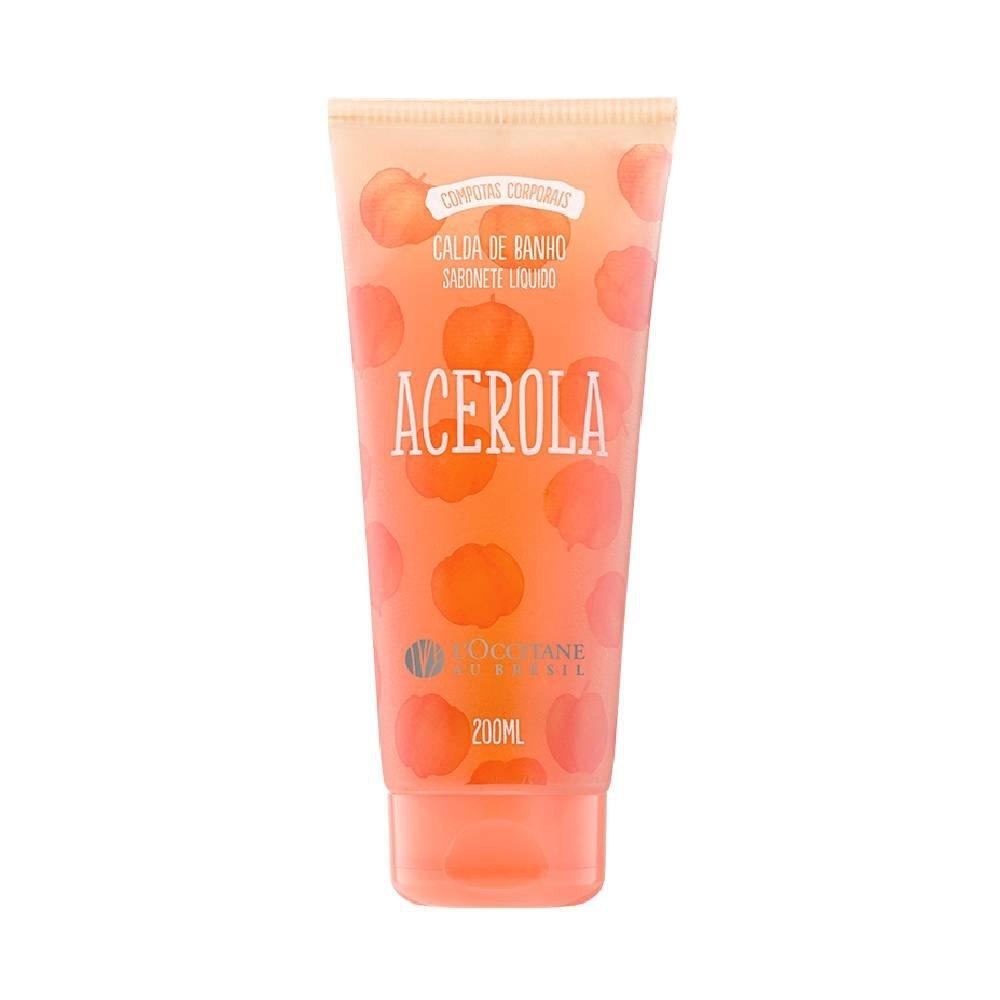 Sabonete Líquido Calda De Banho Loccitane Au Brésil Acerola 200ml - 1