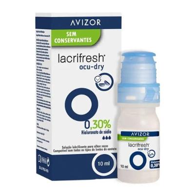 Colírio Lacrifresh Ocudry 0,3% Avizor 10ml