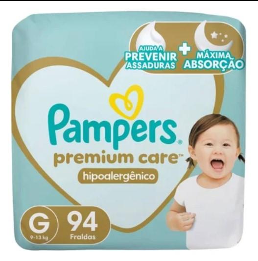 Fralda Pampers Premium Care Max G Com 94 Unidades - 1