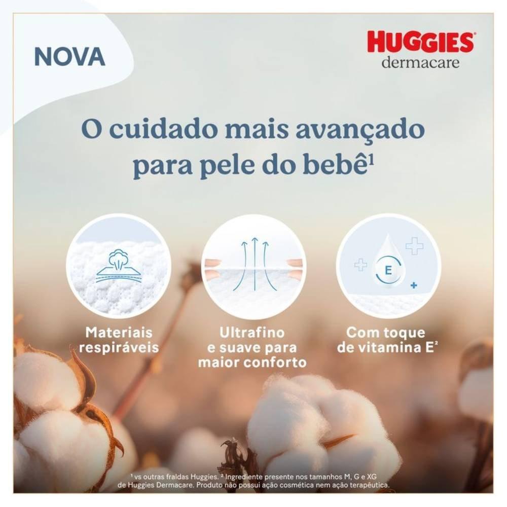 Fralda Huggies Dermacare M 58 Unidades - 4