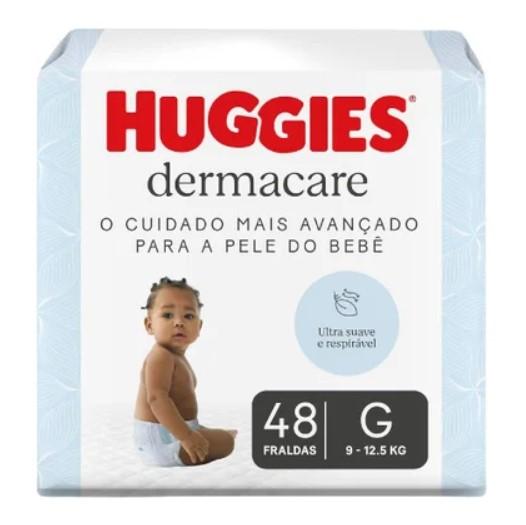 Fralda Huggies Dermacare G 48 Unidades - 1