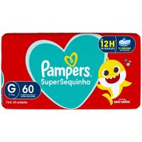 Fralda Pampers Supersequinha G Com 60 Unidades - 1