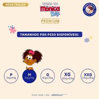 Fralda Turma Mônica Baby Premium Tamanho M Com 40 Unidades - 4