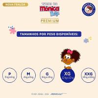 Fralda Turma Mônica Baby Premium Tamanho Xg Com 26 Unidades - 4