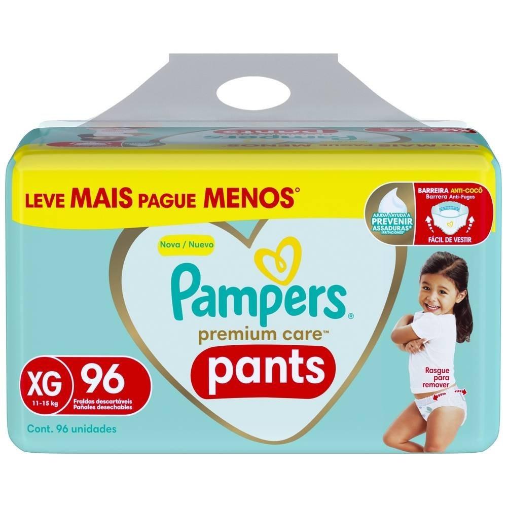 Fralda Pampers Pants Premium Care Jumbo Xg 96 Unidades - 2