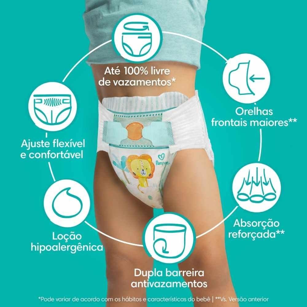 Fralda Pampers Confort Sec Tamanho Xg 116 Unidades - 2