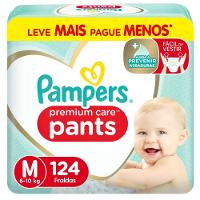 Fralda Pampers Pants Premium Care Jumbo M 124 Unidades - 1