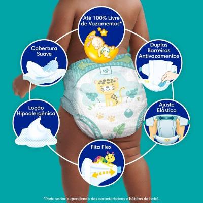 Fralda Pampers Confort Sec Jumbo M 148 Unidades