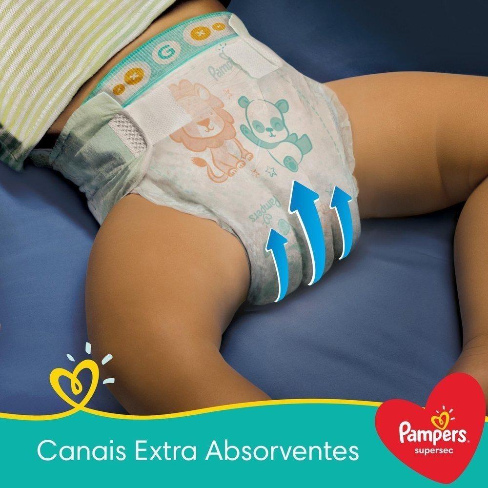 Fralda Pampers Supersec Pacotão P Com 34 Unidades - 2