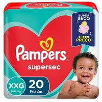 Fralda Pampers Supersec Pacotão Xxg Com 20 Unidades - 1