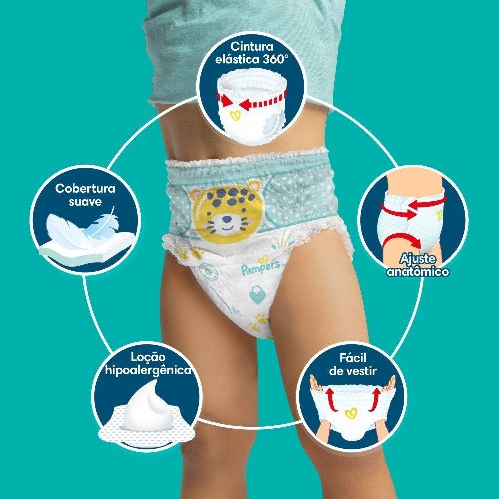 Fralda Pampers Pants Max Xxxg 70 Unidades - 3