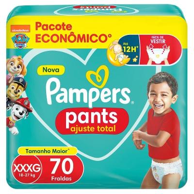 Fralda Pampers Pants Max Xxxg 70 Unidades