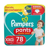 Fralda Pampers Pants Ajuste Total Xxg Com 78 Unidades - 1
